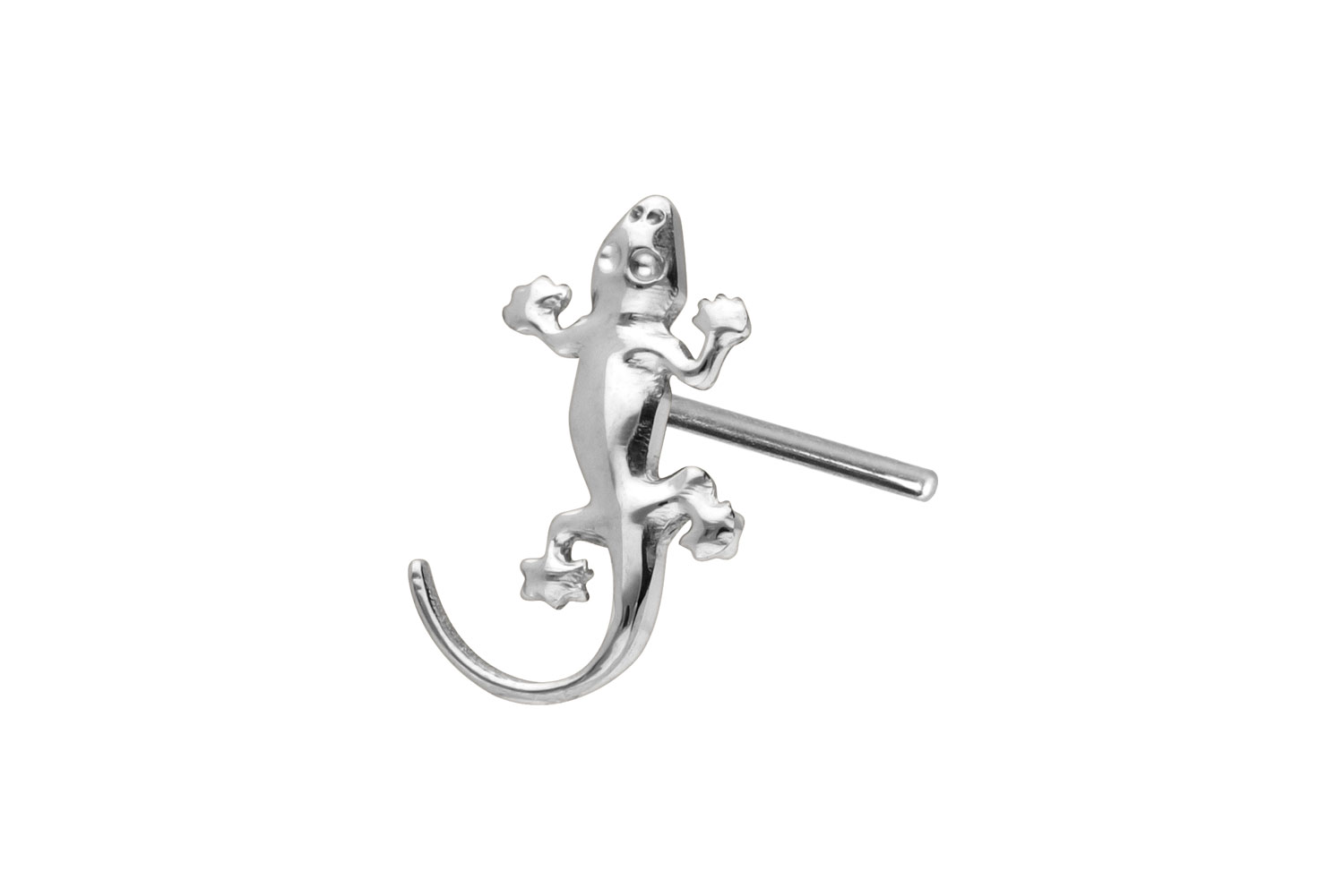 Titan Aufsatz mit Push Pin GECKO von Piercingline